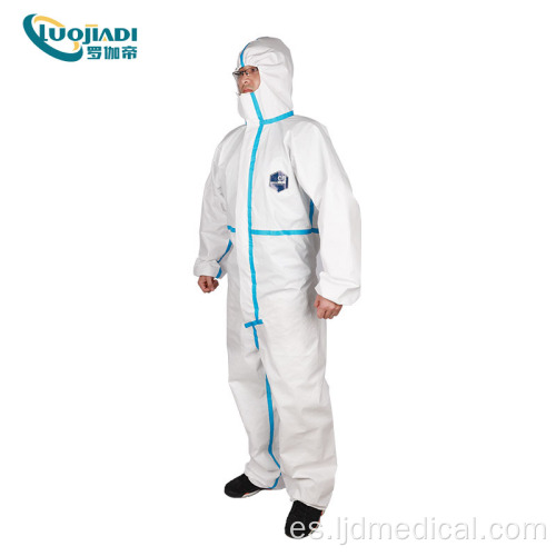 Overol de ropa protectora médica impermeable estéril